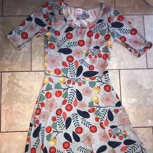 LuLaRoe Small Floral Ana Dress